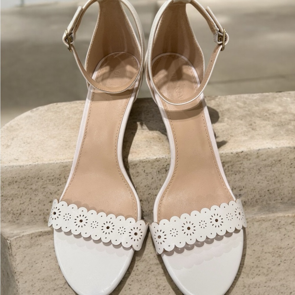 Old Navy Heel with flower cut outs